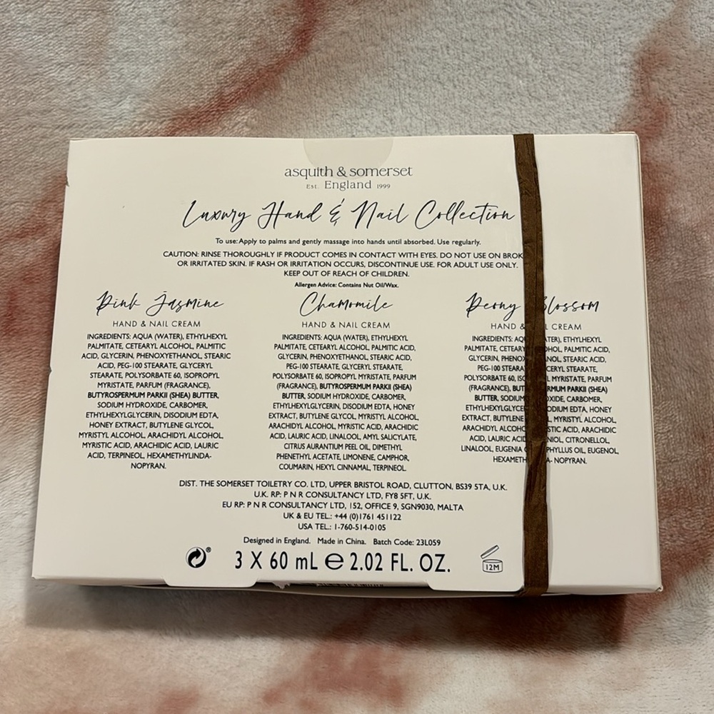 Asquith & Somerset England Luxury Hand & Nail Cream Set NWT honey enriched 3x2oz - Picture 11 of 16